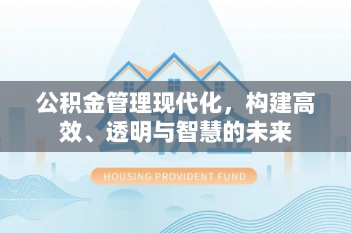 额敏公积金管理现代化，构建高效、透明与智慧的未来