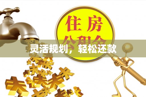 额敏灵活规划，轻松还款