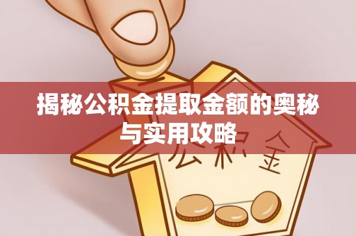 额敏揭秘公积金提取金额的奥秘与实用攻略